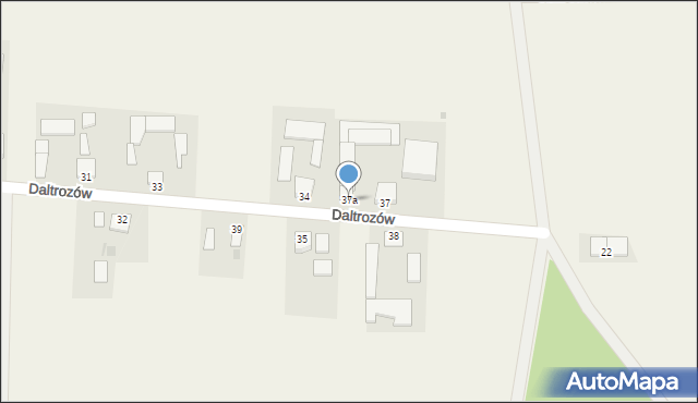 Daltrozów, Daltrozów, 37a, mapa Daltrozów