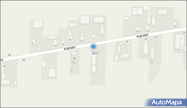 Daltrozów, Daltrozów, 7A, mapa Daltrozów