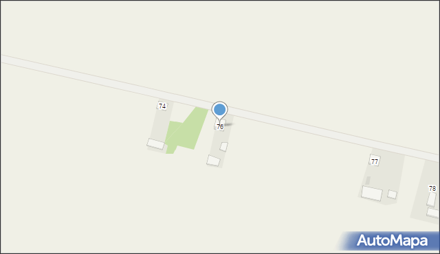 Damianów, Damianów, 76, mapa Damianów