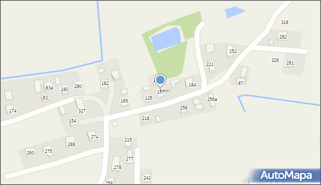 Damienice, Damienice, 157, mapa Damienice