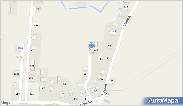 Damienice, Damienice, 208, mapa Damienice