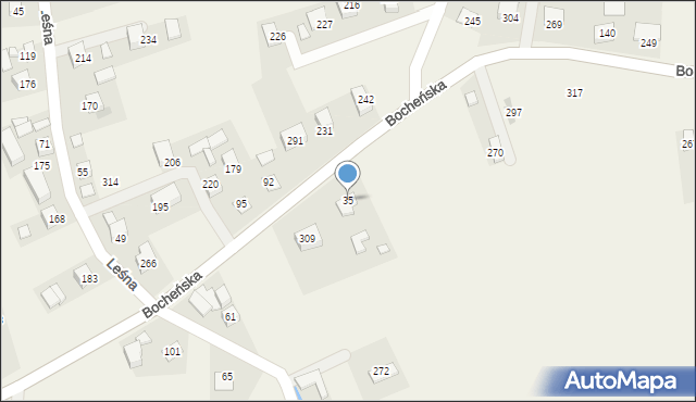 Damienice, Damienice, 35, mapa Damienice