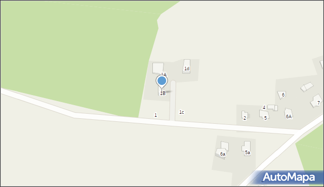 Damięty-Narwoty, Damięty-Narwoty, 1B, mapa Damięty-Narwoty