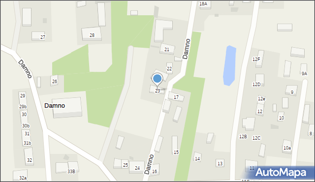 Damno, Damno, 23, mapa Damno