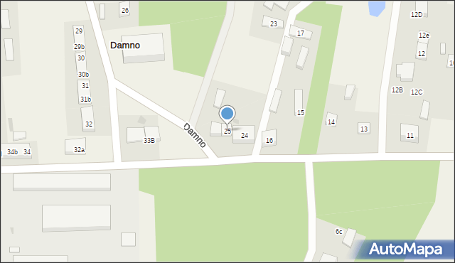 Damno, Damno, 25, mapa Damno