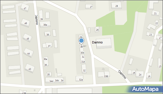 Damno, Damno, 30, mapa Damno