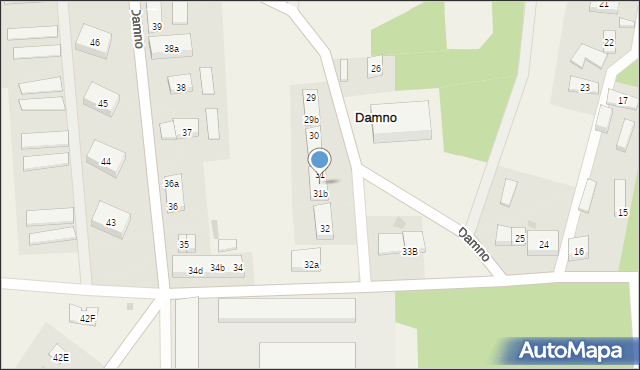 Damno, Damno, 31a, mapa Damno