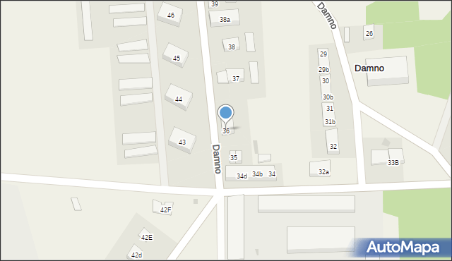 Damno, Damno, 36, mapa Damno