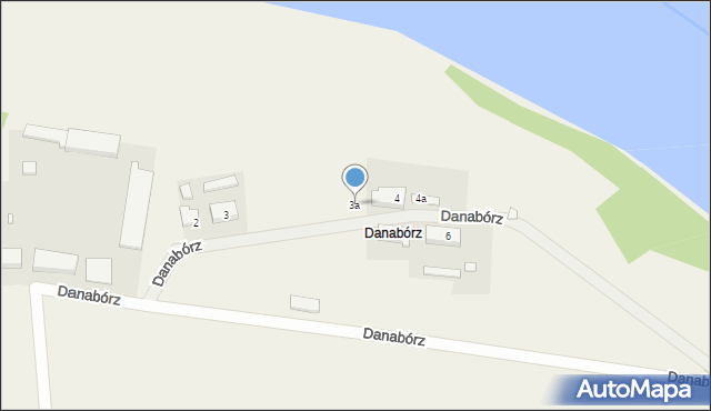 Danabórz, Danabórz, 3a, mapa Danabórz