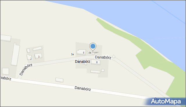 Danabórz, Danabórz, 4b, mapa Danabórz