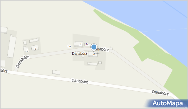 Danabórz, Danabórz, 6, mapa Danabórz