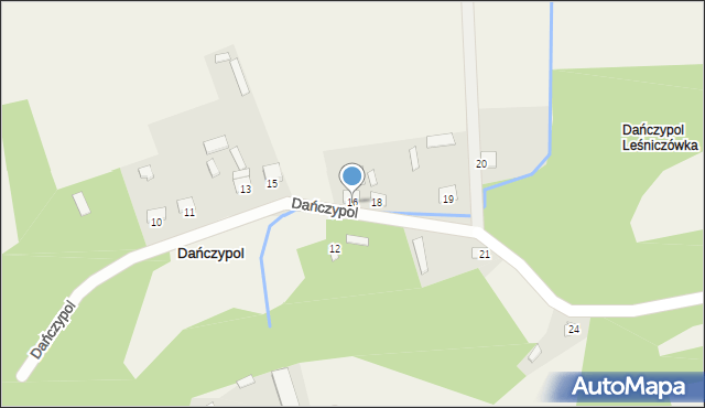 Dańczypol, Dańczypol, 16, mapa Dańczypol