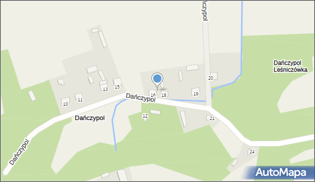 Dańczypol, Dańczypol, 17, mapa Dańczypol