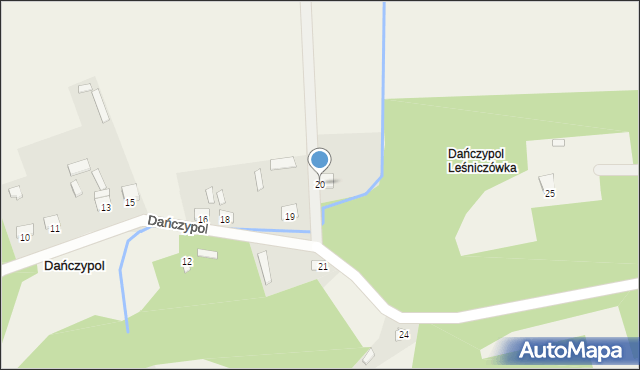 Dańczypol, Dańczypol, 20, mapa Dańczypol