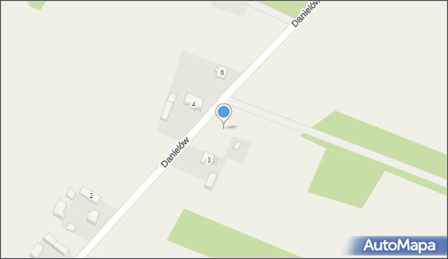 Danielów, Danielów, 3a, mapa Danielów