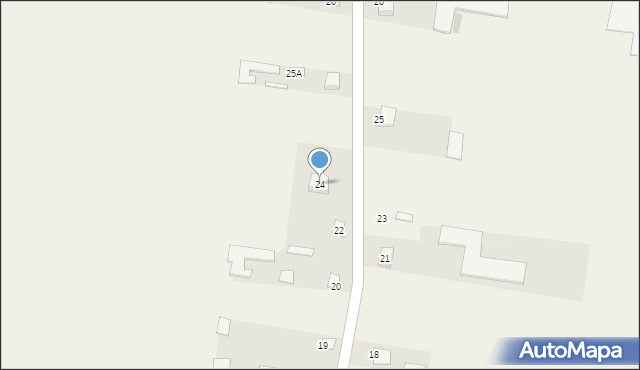 Daniłowo Duże, Daniłowo Duże, 24, mapa Daniłowo Duże
