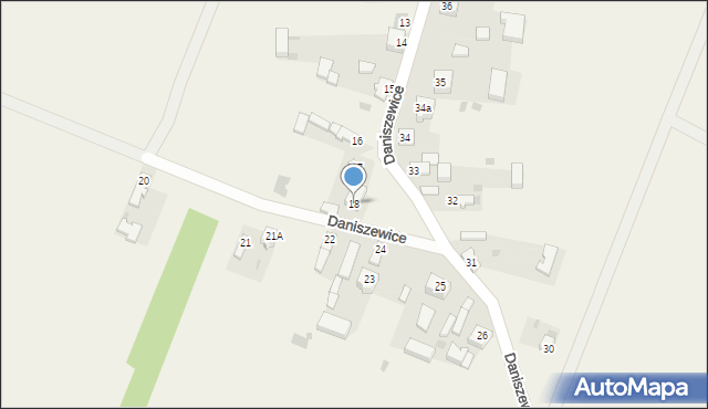 Daniszewice, Daniszewice, 18, mapa Daniszewice