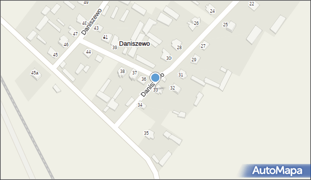 Daniszewo, Daniszewo, 33, mapa Daniszewo