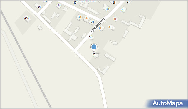 Daniszewo, Daniszewo, 35, mapa Daniszewo