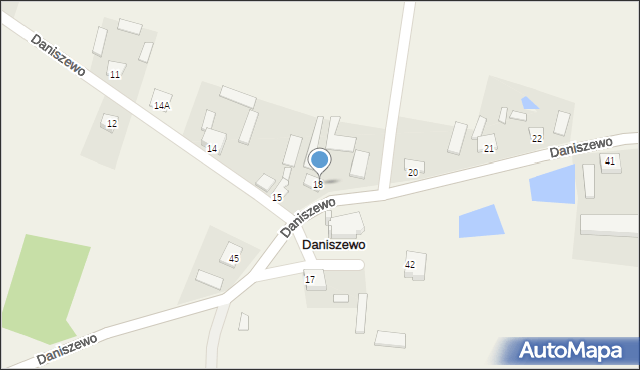 Daniszewo, Daniszewo, 19, mapa Daniszewo