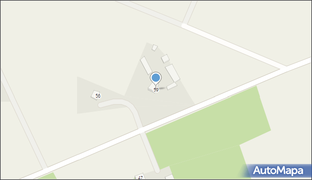 Daniszewo, Daniszewo, 59, mapa Daniszewo