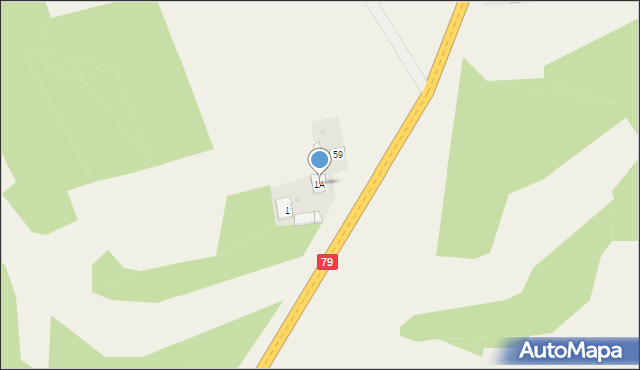 Daniszów, Daniszów, 1A, mapa Daniszów