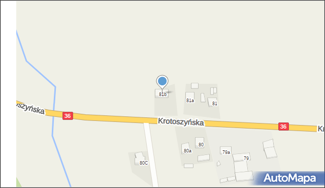 Daniszyn, Daniszyn, 81b, mapa Daniszyn