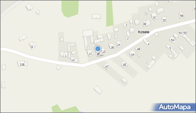 Danków, Danków, 1g, mapa Danków