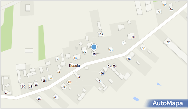 Danków, Danków, 3D, mapa Danków