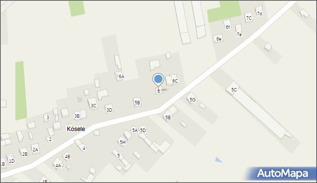 Danków, Danków, 6, mapa Danków