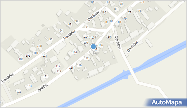 Danków, Danków, 111, mapa Danków