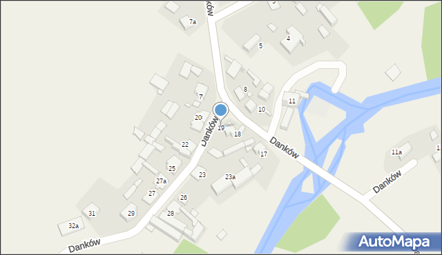 Danków, Danków, 19, mapa Danków