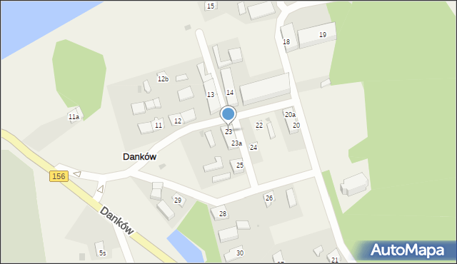 Danków, Danków, 23, mapa Danków