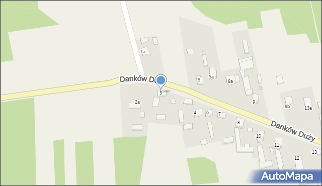 Danków Duży, Danków Duży, 3, mapa Danków Duży