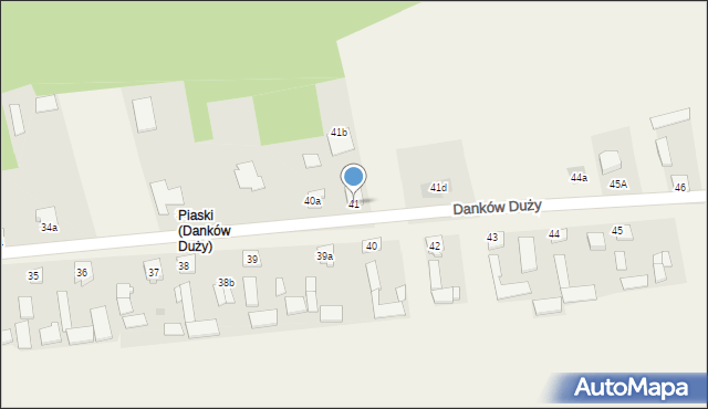 Danków Duży, Danków Duży, 41, mapa Danków Duży
