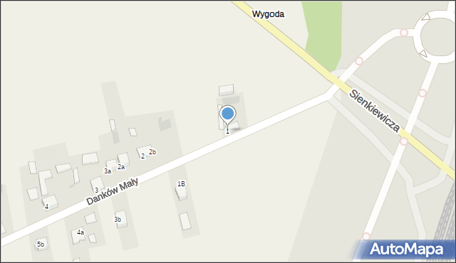 Danków Mały, Danków Mały, 1, mapa Danków Mały