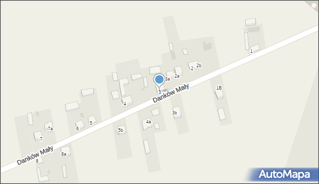 Danków Mały, Danków Mały, 3, mapa Danków Mały