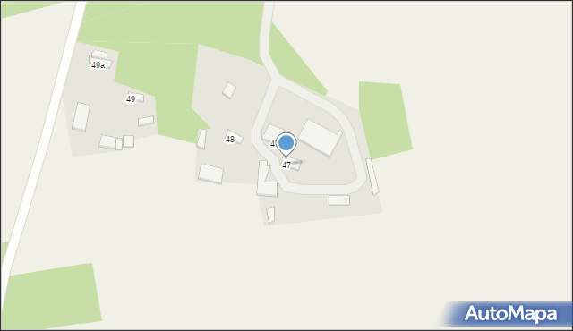 Danków Mały, Danków Mały, 47, mapa Danków Mały