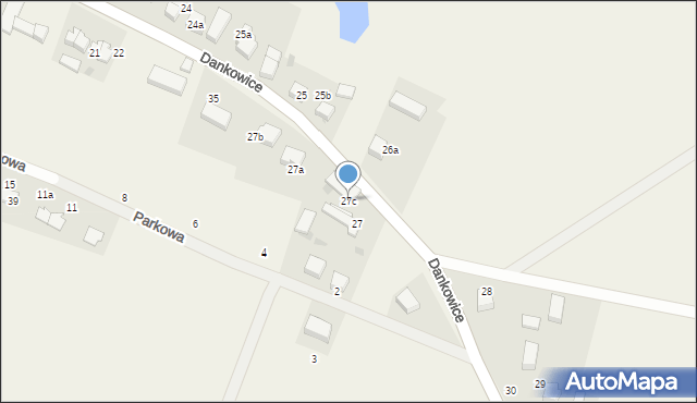 Dankowice, Dankowice, 27c, mapa Dankowice