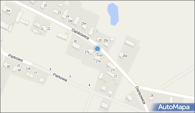 Dankowice, Dankowice, 36a, mapa Dankowice