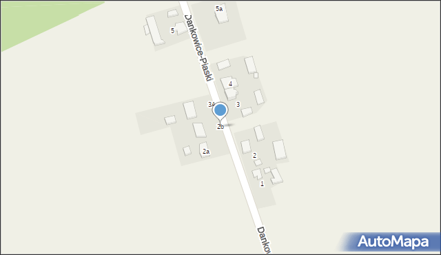 Dankowice-Piaski, Dankowice-Piaski, 2b, mapa Dankowice-Piaski