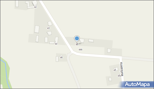 Dankowice Trzecie, Dankowice Trzecie, 45, mapa Dankowice Trzecie