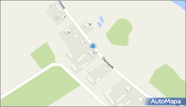 Danówek, Danówek, 4, mapa Danówek