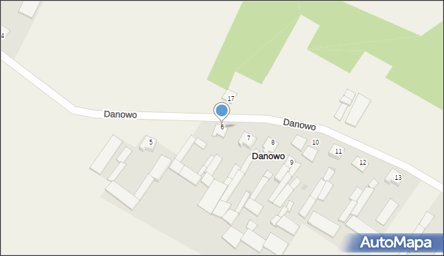 Danowo, Danowo, 6, mapa Danowo