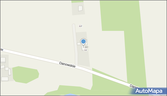 Danowskie, Danowskie, 11f, mapa Danowskie