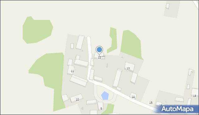 Dargikowo, Dargikowo, 12, mapa Dargikowo