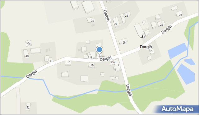 Dargiń, Dargiń, 33, mapa Dargiń
