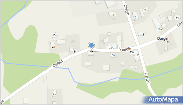 Dargiń, Dargiń, 37, mapa Dargiń