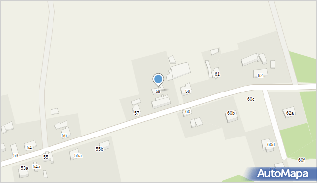 Dargobądz, Dargobądz, 58, mapa Dargobądz