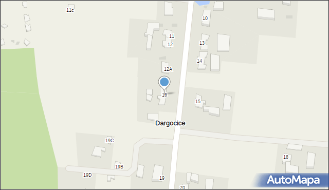 Dargocice, Dargocice, 16, mapa Dargocice